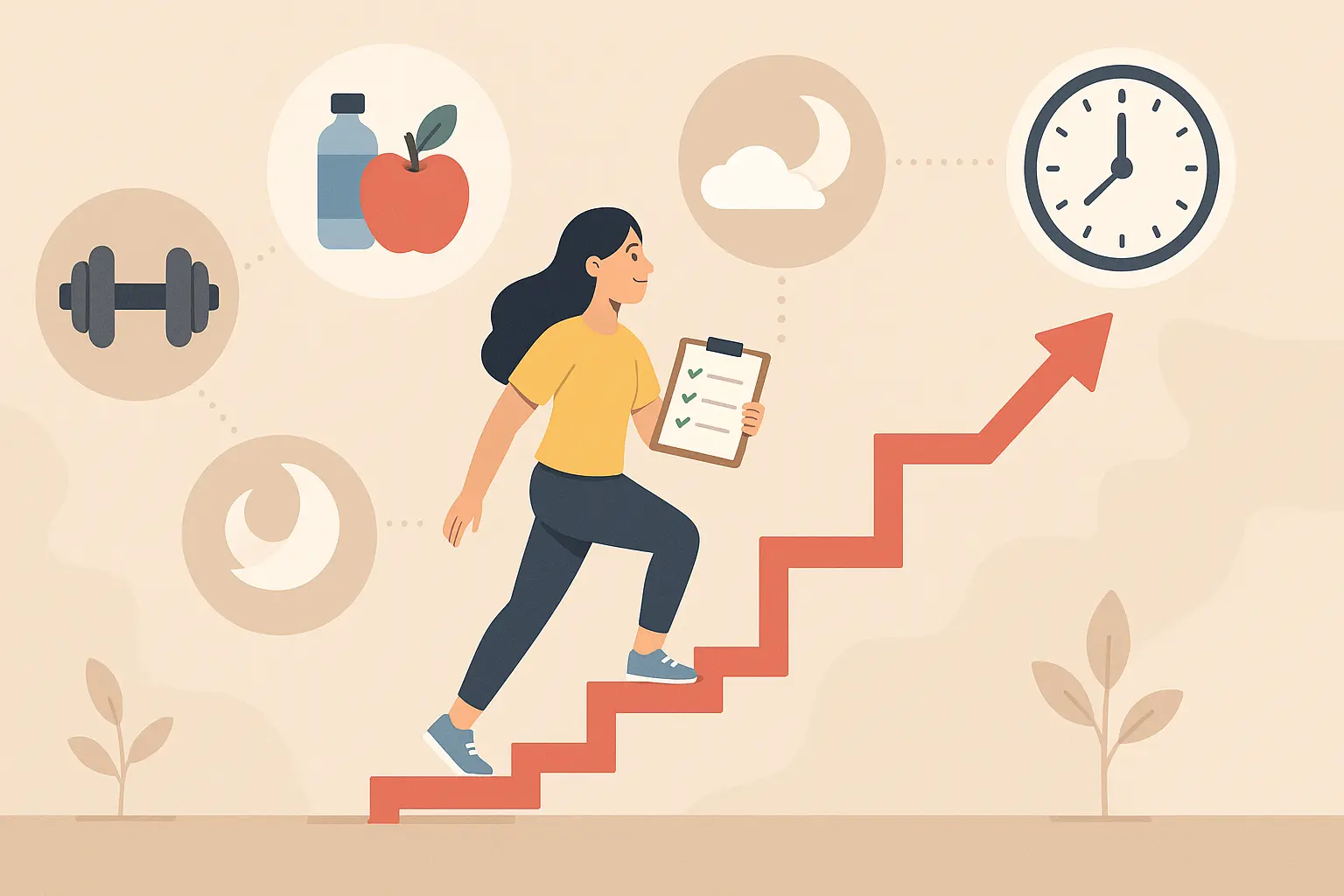 effortless healthy habits, automatic health habits, habit automation guide, sustainable wellness habits, easy healthy habits, ProgressMade automation, habit formation steps, health habit system, effortless wellness routine, automatic health behaviors
