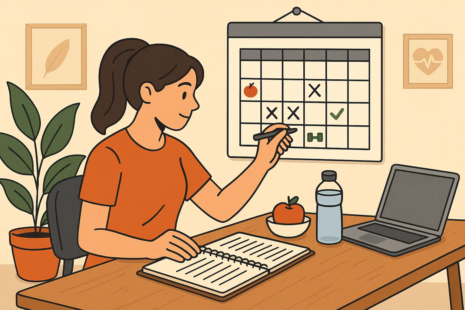health schedule busy life, wellness time management, healthy routine busy schedule, time blocking for health, health habit scheduling, ProgressMade scheduling, busy life wellness plan, health time optimization, wellness calendar planning, healthy lifestyle busy people