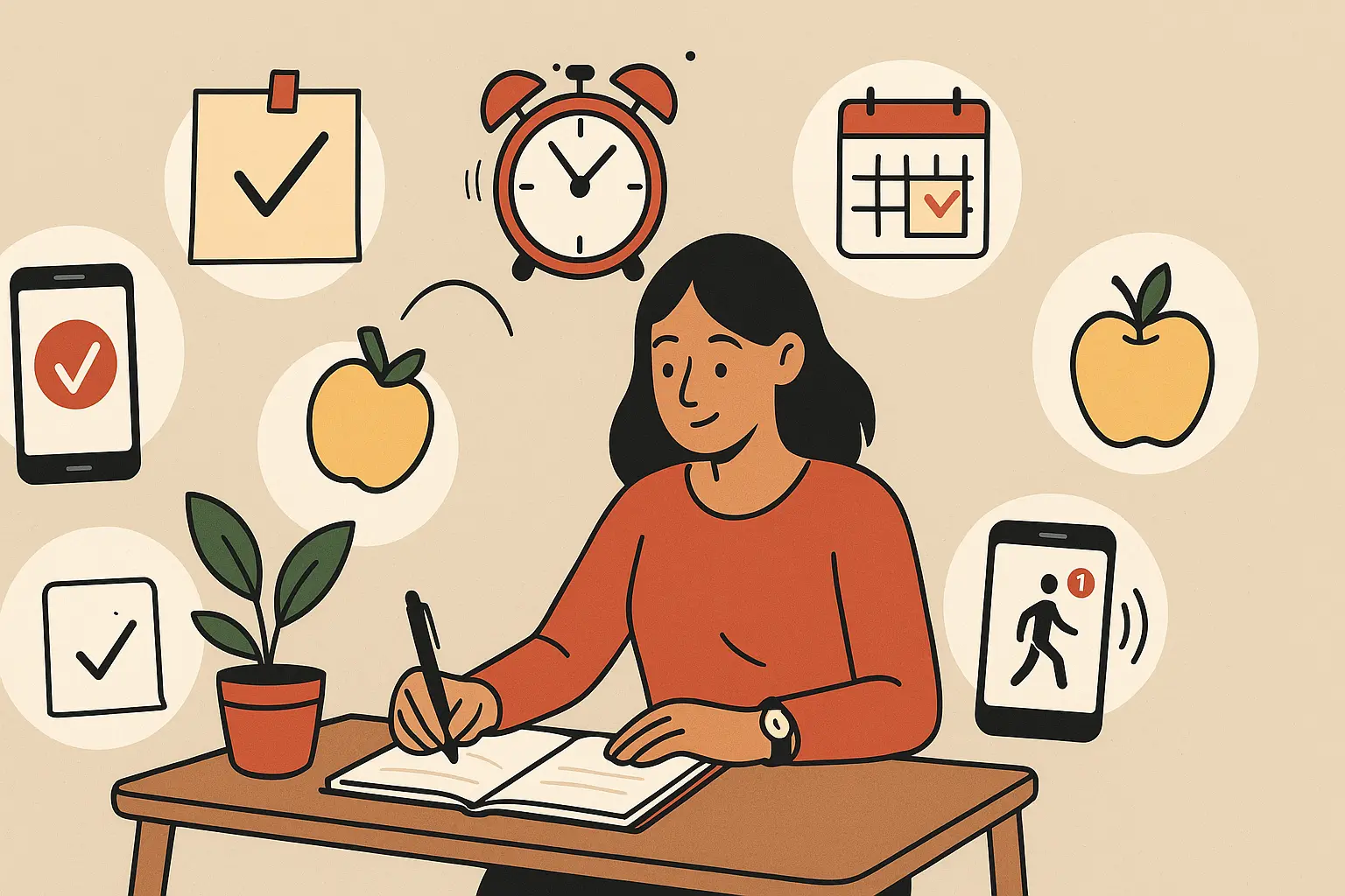 healthy habit reminders, habit reminder strategies, never forget habits, habit automation, health routine reminders, ProgressMade reminders, habit memory triggers, consistent habit systems, wellness routine automation, health habit consistency